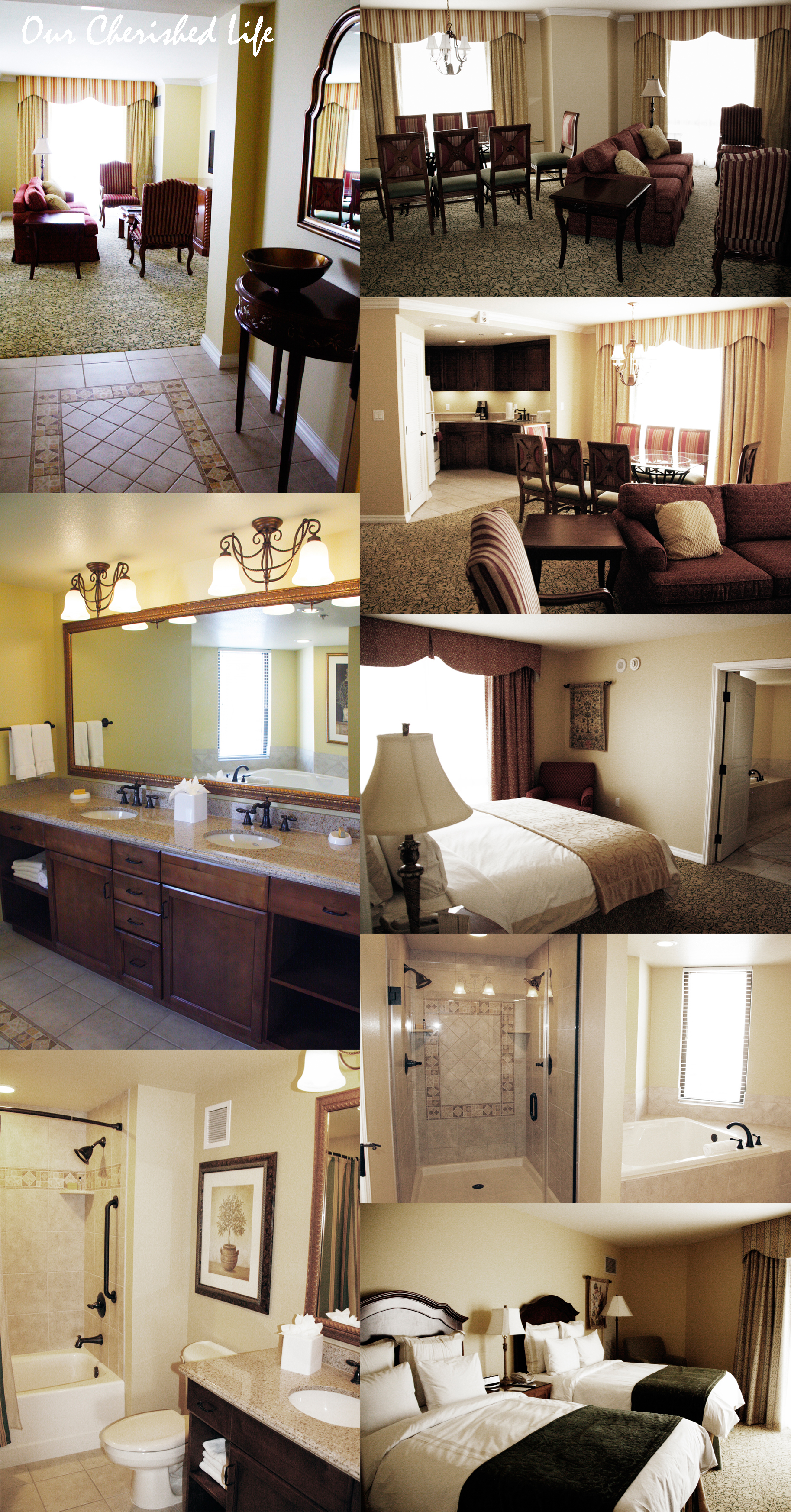 3 bedroom room tour Las Vegas Marriott's Grand Chateau 